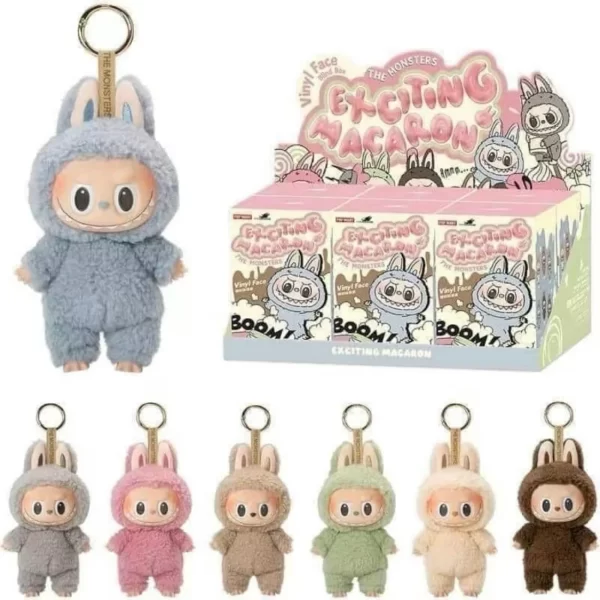 Labubu V1 The Monsters Exciting Macaron Series Plush Pendant Blind Box